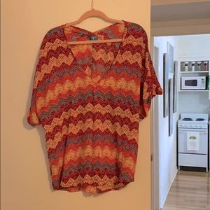 Multi colored top